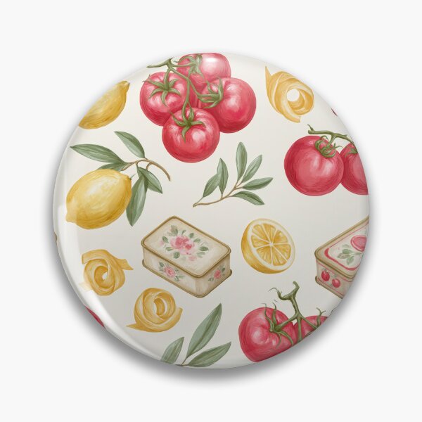 Item preview, Tomatoes II - Aesthetic Pattern Print Design for fabrics designed and sold by Just4Sinners.