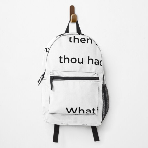 Item preview, "What hast thou then more than thou hadst before?" - print black designed and sold by ariksworld.
