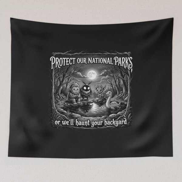 Item preview, Cryptid Protect Our National Parks Or Else Vintage designed and sold by AdyKurniawan.