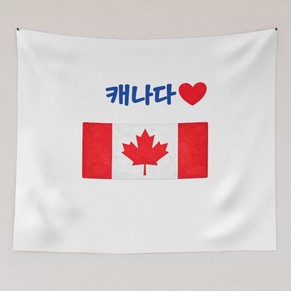 Item preview, korean canada flag designed and sold by chedam-studio.