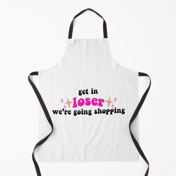 Item preview, "Get in Loser We're Going Shopping Vinyl Bumper Sticker – Funny Mean Girls Car Decal for Shopping Lovers" designed and sold by Ulikedigital14.