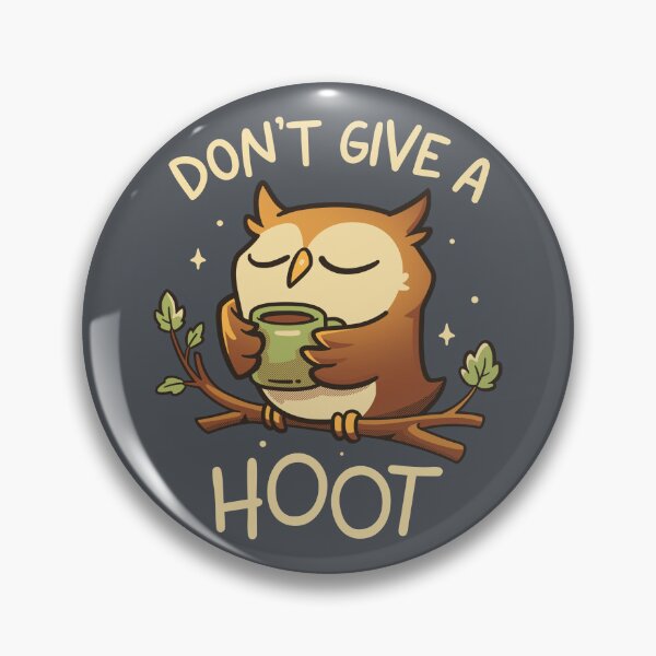 Item preview, Dont Give A Hoot - Cute Coffee Owl designed and sold by Snouleaf.