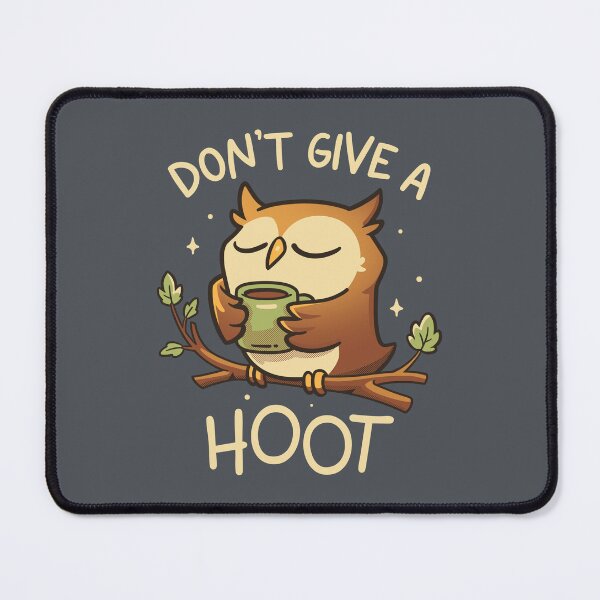Item preview, Dont Give A Hoot - Cute Coffee Owl designed and sold by Snouleaf.