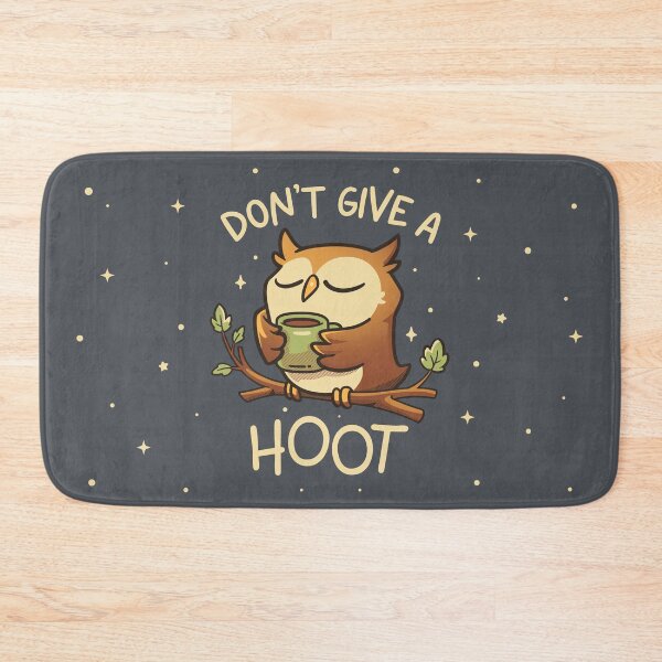 Item preview, Dont Give A Hoot - Cute Coffee Owl designed and sold by Snouleaf.
