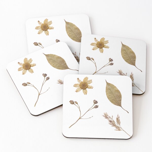 Item preview, Pressed Botanicals Herbarium Specimen Dried Flower Flat Lay designed and sold by bosamji.