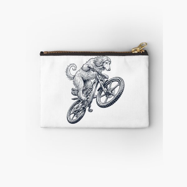 Item preview, Vintage Afghan Hound Riding Bicycle Cycling Bike Dog Lover designed and sold by TerryConnells.