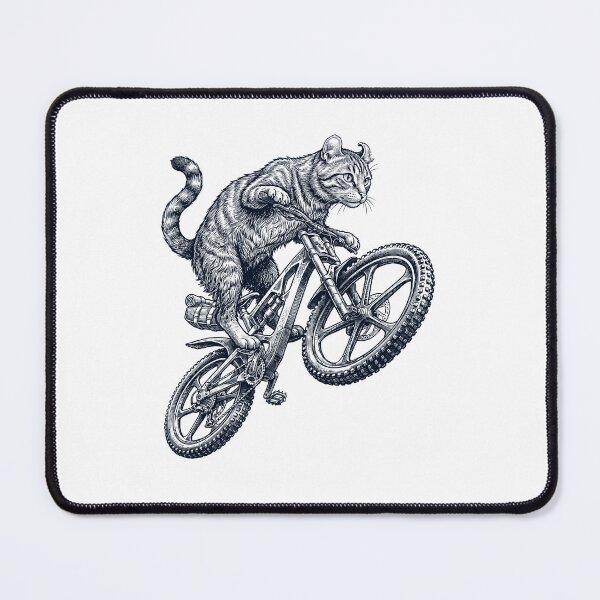 Item preview, Vintage American Curl Cat Riding Bicycle Cycling Bike Kitten Lover designed and sold by TerryConnells.