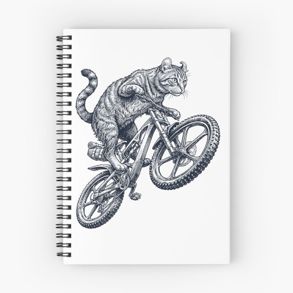 Item preview, Vintage American Curl Cat Riding Bicycle Cycling Bike Kitten Lover designed and sold by TerryConnells.