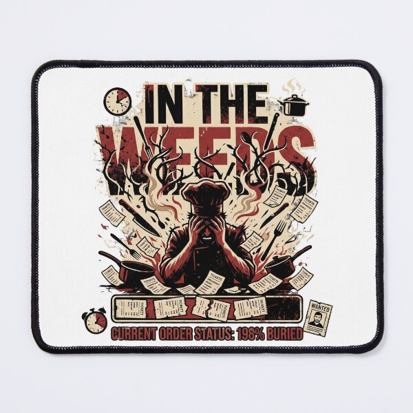 Item preview, The Chef's Nightmare: In The Weeds - Sarcastic Kitchen Design Art designed and sold by BrewChef.