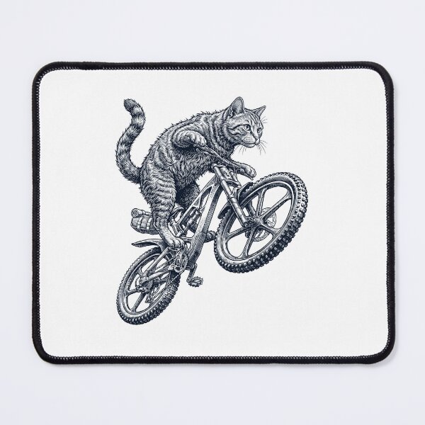 Item preview, Vintage American Wirehair Cat Riding Bicycle Cycling Bike Kitten Lover designed and sold by TerryConnells.