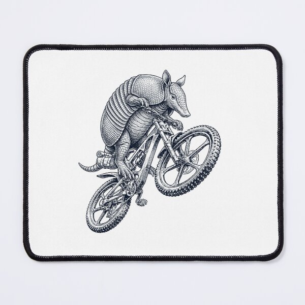 Item preview, Vintage Armadillo Riding Bicycle Cycling Bike Animal Lover designed and sold by TerryConnells.