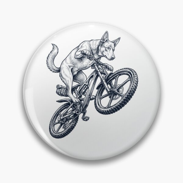 Item preview, Vintage Australian Kelpie Riding Bicycle Cycling Bike Dog Lover designed and sold by TerryConnells.