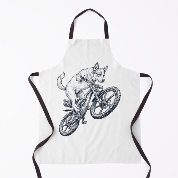 Item preview, Vintage Australian Cattle Dog Riding Bicycle Cycling Bike Dog Lover designed and sold by TerryConnells.