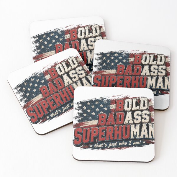 Item preview, Bold Badass Superhuman Quote designed and sold by SaryaSmyth19.