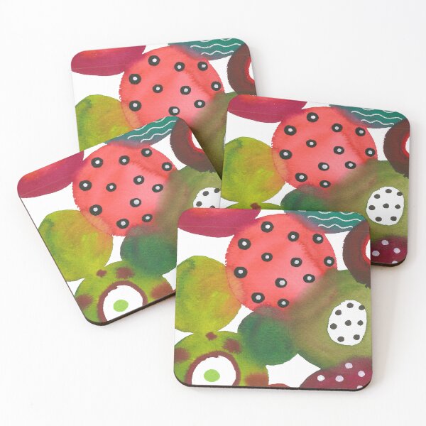 Item preview, Abstract watercolor red-green designed and sold by Zeewind.