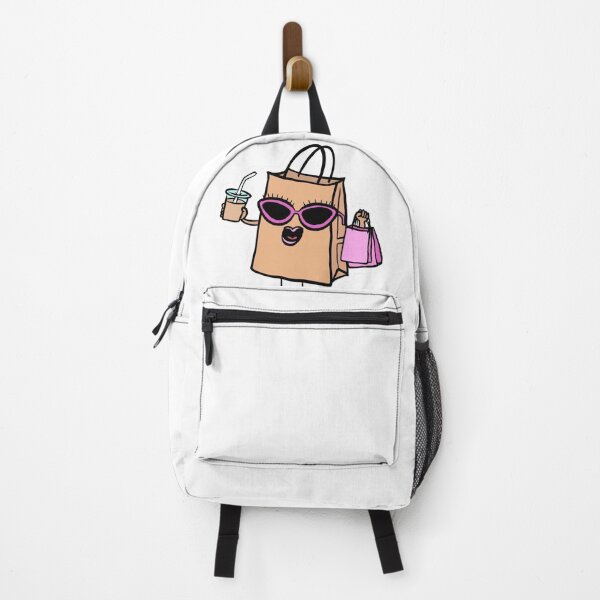 Item preview, Cheerful Chic: Fashion-Forward Cartoon Shopping Bag Icon with a Happy Face designed and sold by Ulikedigital14.