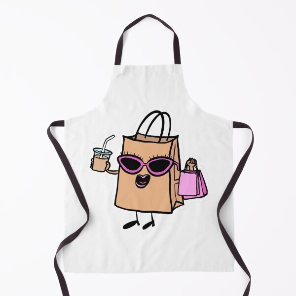 Item preview, Cheerful Chic: Fashion-Forward Cartoon Shopping Bag Icon with a Happy Face designed and sold by Ulikedigital14.