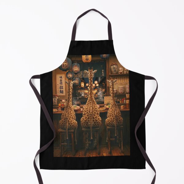 Item preview, Japanese Giraffe Art Ramen Noodle Foodie Animal Lover designed and sold by DoodleTortle.