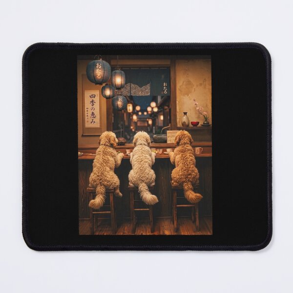 Item preview, Japanese Goldendoodle Art Foodie Dog Owner designed and sold by DoodleTortle.