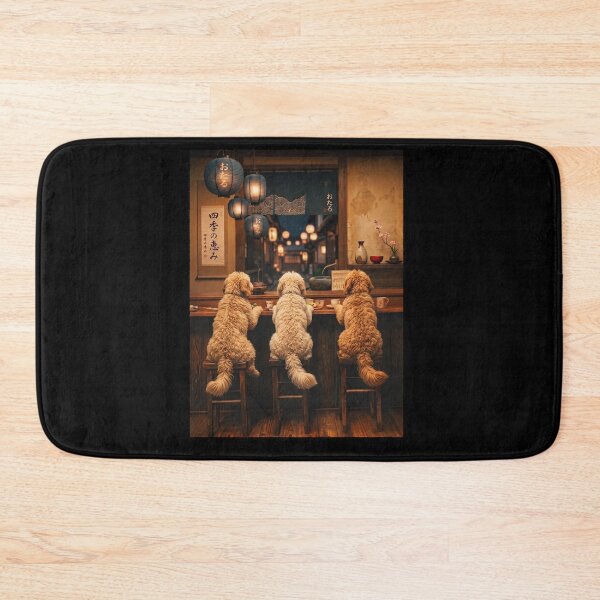 Item preview, Japanese Goldendoodle Art Foodie Dog Owner designed and sold by DoodleTortle.