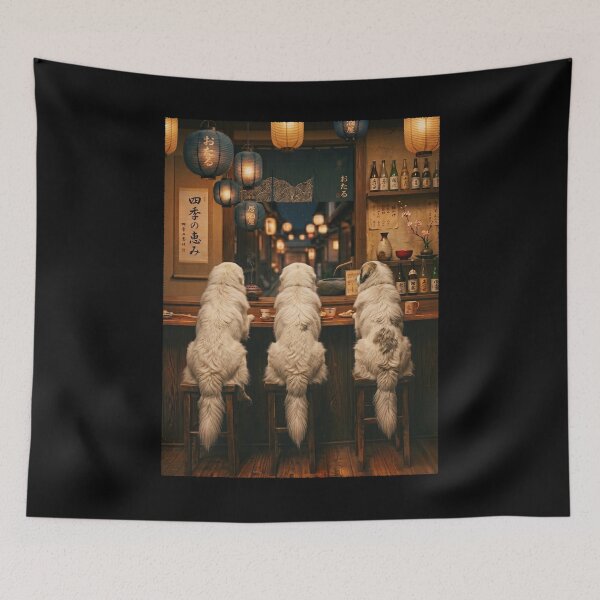 Item preview, Japanese Great Pyrenees Art Foodie Dog Owner designed and sold by DoodleTortle.