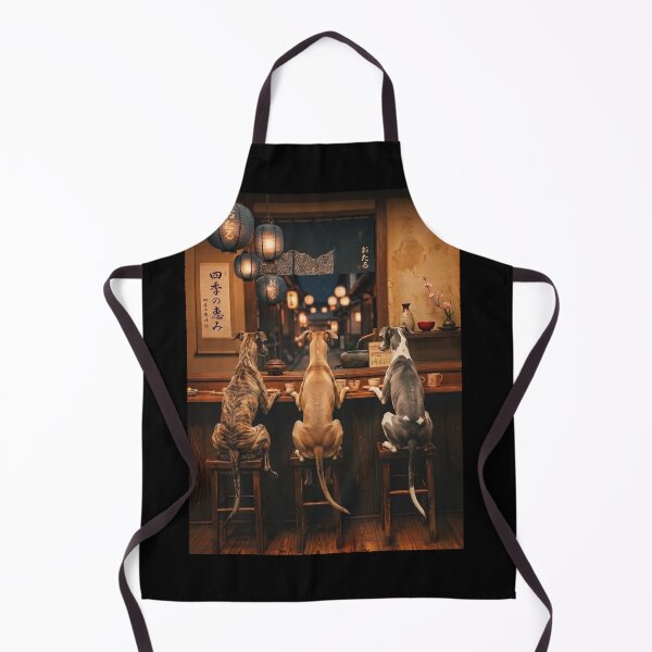 Item preview, Japanese Greyhound Art Foodie Dog Owner designed and sold by DoodleTortle.