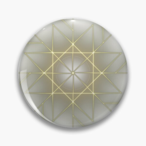 Item preview, ​Geometric Gold and White Starburst designed and sold by SahmatArt.