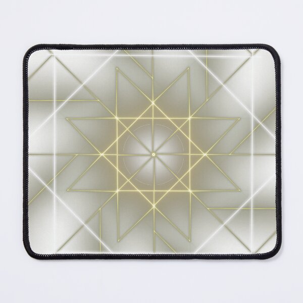 Item preview, Geometric Gold and White Starburst designed and sold by SahmatArt.