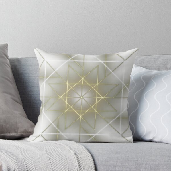 Item preview, ​Geometric Gold and White Starburst designed and sold by SahmatArt.
