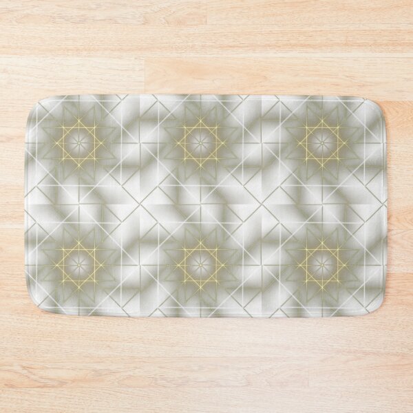 Item preview, ​Geometric Gold and White Starburst designed and sold by SahmatArt.