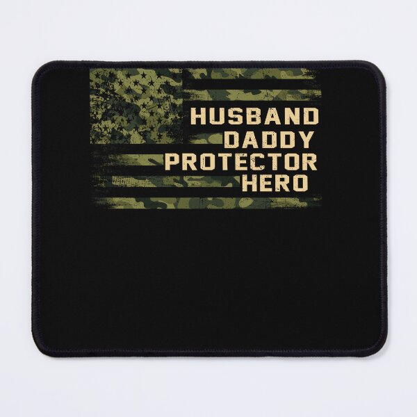 Item preview, Husband Daddy Protector Hero Fathers Day Camo American Flag designed and sold by MiniStars9897.