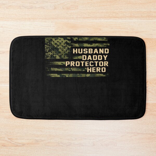 Item preview, Husband Daddy Protector Hero Fathers Day Camo American Flag designed and sold by MiniStars9897.