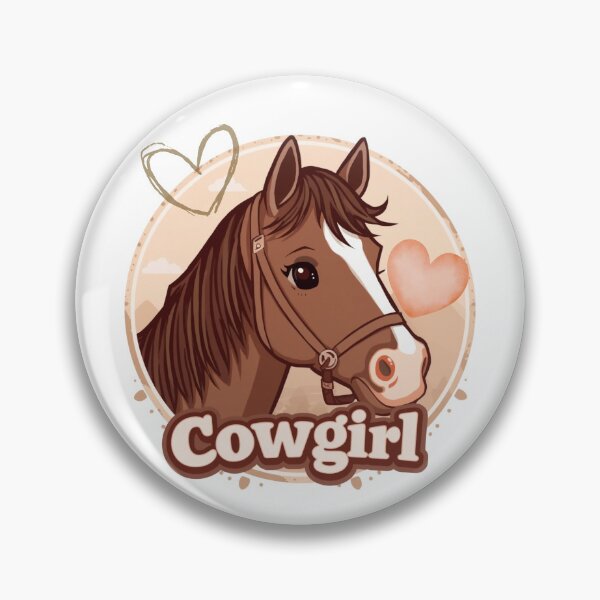 Artikelvorschau, Cute Cowgirl Horse Design entworfen und verkauft von trelykreativ.