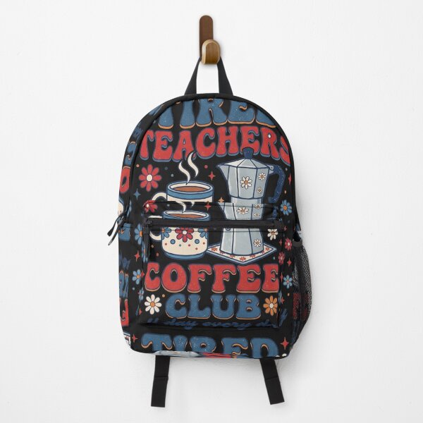 Item preview, Retro Tired Teachers Coffee Club All Day Every Day designed and sold by AdyKurniawan.