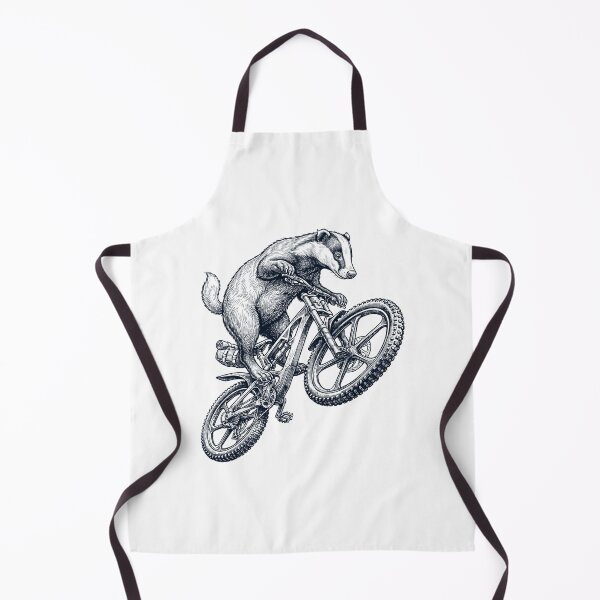 Item preview, Vintage Badger Riding Bicycle Cycling Bike Animal Lover designed and sold by TerryConnells.