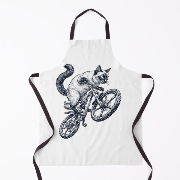 Item preview, Vintage Balinese Cat Riding Bicycle Cycling Bike Kitten Lover designed and sold by TerryConnells.