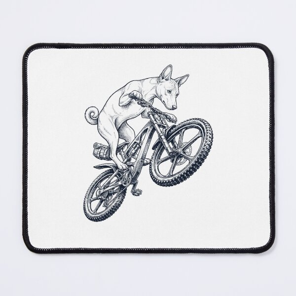 Item preview, Vintage Basenji Riding Bicycle Cycling Bike Dog Lover designed and sold by TerryConnells.