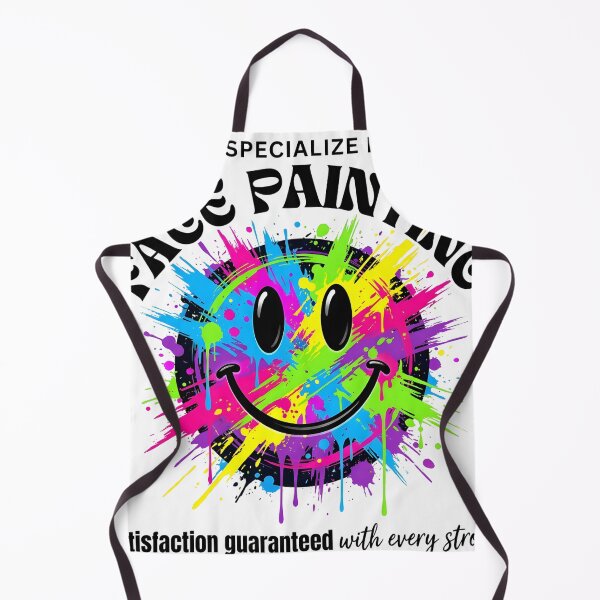 Item preview, I Specialize In Face Painting Neon Splatter Smiley designed and sold by P2P-paotopao.