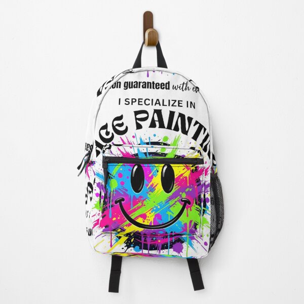 Item preview, I Specialize In Face Painting Neon Splatter Smiley designed and sold by P2P-paotopao.
