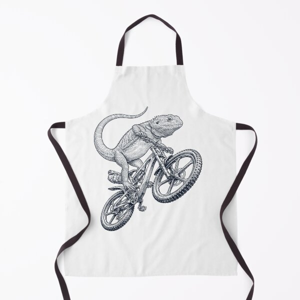 Item preview, Vintage Bearded Dragon Riding Bicycle Cycling Bike Animal Lover designed and sold by TerryConnells.