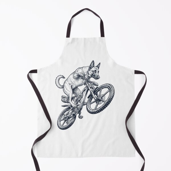 Item preview, Vintage Belgian Malinois Riding Bicycle Cycling Bike Dog Lover designed and sold by TerryConnells.