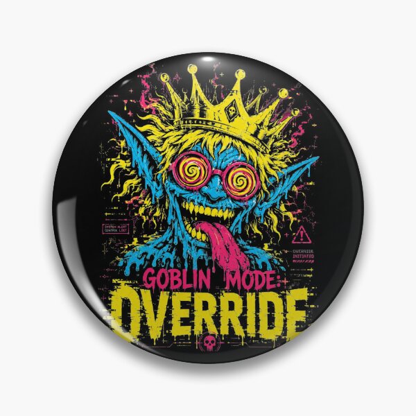 Item preview, Goblin mode override psychodelic design designed and sold by FocusedPatterns.