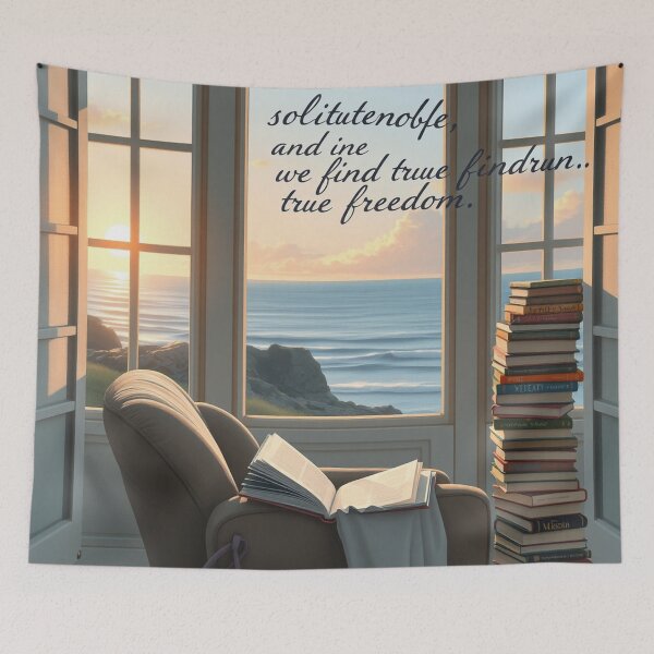 Item preview, Solitary Reader's Retreat Poster designed and sold by Faeblehoarder.