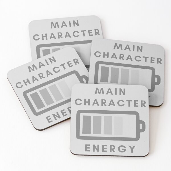 Artikelvorschau, Main Character Energy Battery Social Battery Low Minimalist entworfen und verkauft von cravtive.