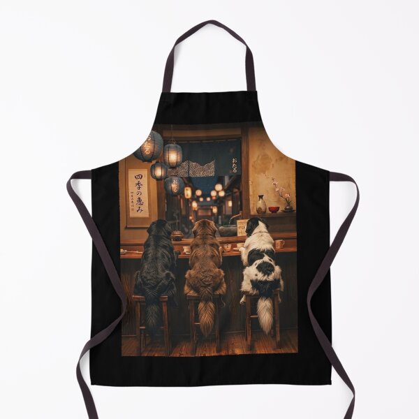 Item preview, Japanese Newfoundland Art Foodie Dog Owner designed and sold by DoodleTortle.