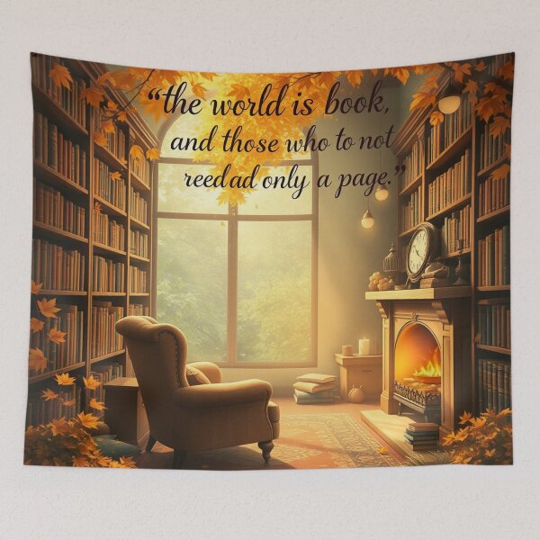 Item preview, Autumn Library Whispers Poster designed and sold by Faeblehoarder.