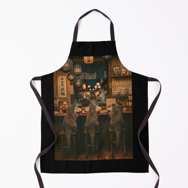 Item preview, Japanese Otter Art Ramen Noodle Foodie Animal Lover designed and sold by DoodleTortle.
