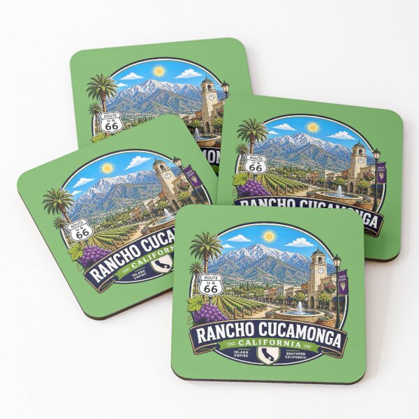 Item preview, Rancho Cucamonga, California - Route 66 & Vineyard Country designed and sold by Myra365Art.