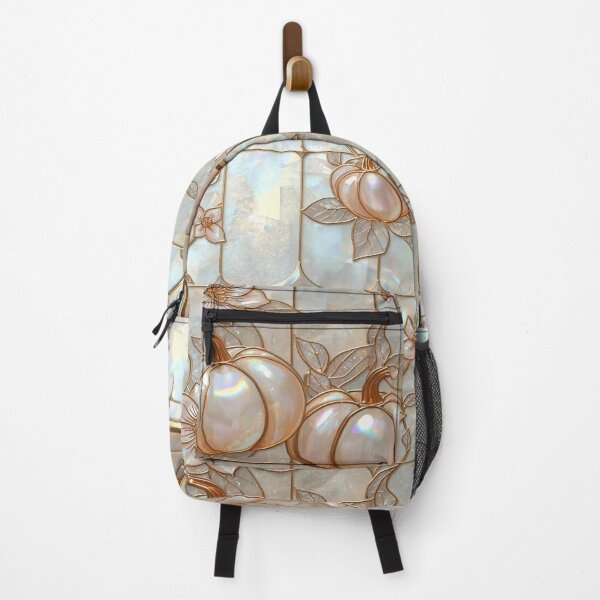 Item preview, Pearl Pumpkins Moon Stained Glass Style designed and sold by BriSher.