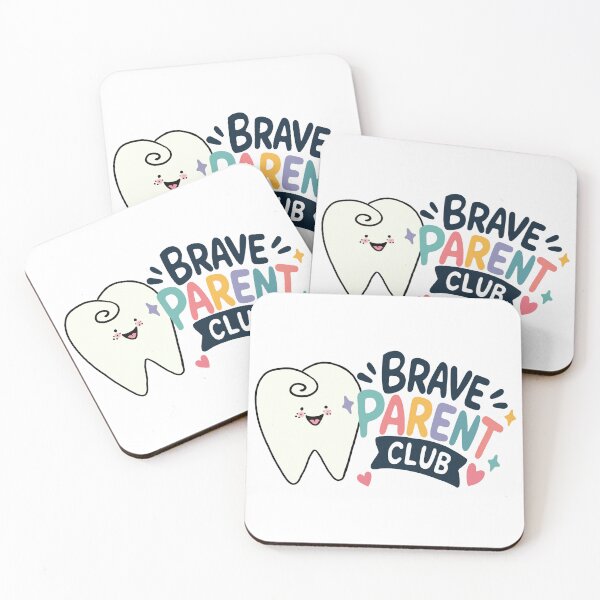 Item preview, Brave Parent Club Gift for Parents | Cute Pediatric Support Design | Dental & Healthcare Appreciation designed and sold by karolaart.